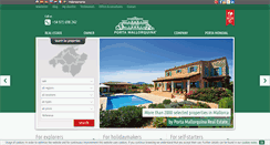 Desktop Screenshot of portamallorquina.com